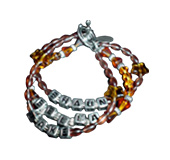 Custom Bracelets - 3 strand - 3 names