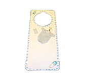 Custom door hangers - Hand painted Baby gift