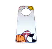 Custom door hangers - Hand painted Sports theme