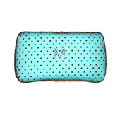 Fabric wipes covers - with Swarovski crystal initials