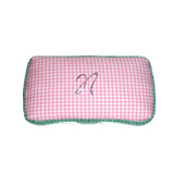 Fabric wipes covers with Swarovski crystal initials