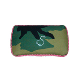 Fabric wipes covers with Swarovski crystal initials