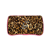 Fabric wipes covers - with Swarovski crystal initials