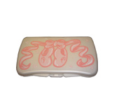 Handpainted toddler gifts, baby gifts, wipes holders - ballet theme